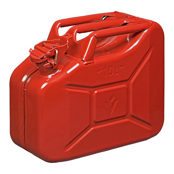 ProPlus Jerry Can 10L Metal Red Un- & Tuv/Gs-Approved