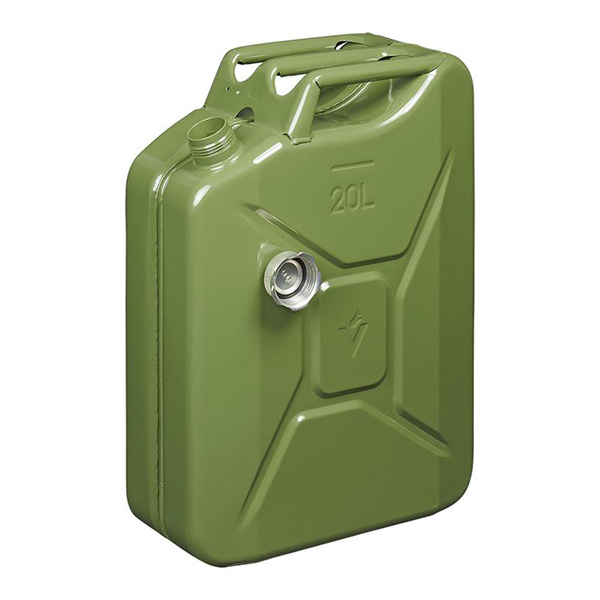 ProPlus Jerry Can 20L Metal Green With Magnetic Screw Cap Un- & Tuv/Gs-Approved