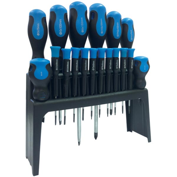 Streetwize 18 pc CV Screwdriver Set with Stand