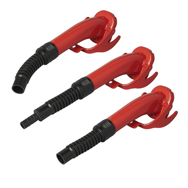 ProPlus Spout Metal Red Flexible Suitable For Petrol And Diesel