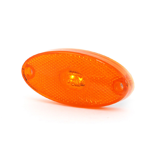 Maypole 12-24V Slim Line Oval LED Amber Marker Lamp