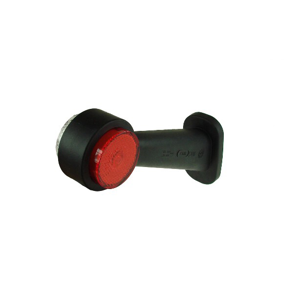 Maypole 10-30V LED Left Hand Red/White 45Â° Outline Marker Lamp