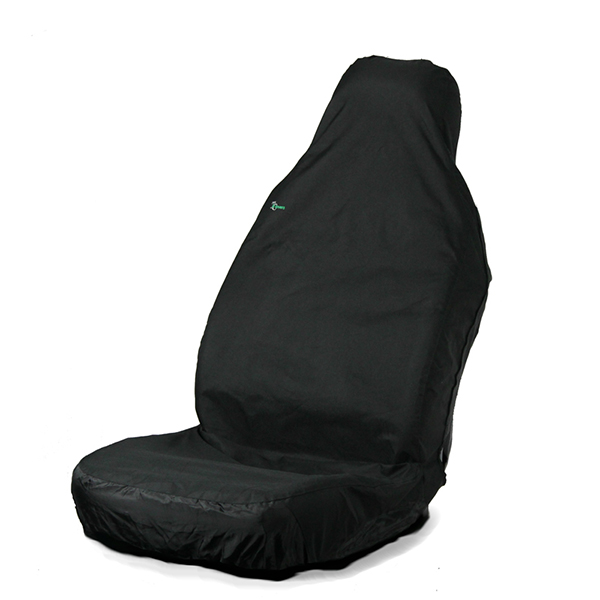 Town & Country STRETCH UNIVERSAL LARGE FRONT SINGLE WATERPROOF SEAT COVER - BLACK