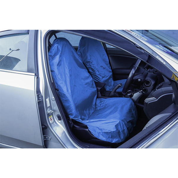 Streetwize Pair of Water Resistant Seat Covers - Navy Blue