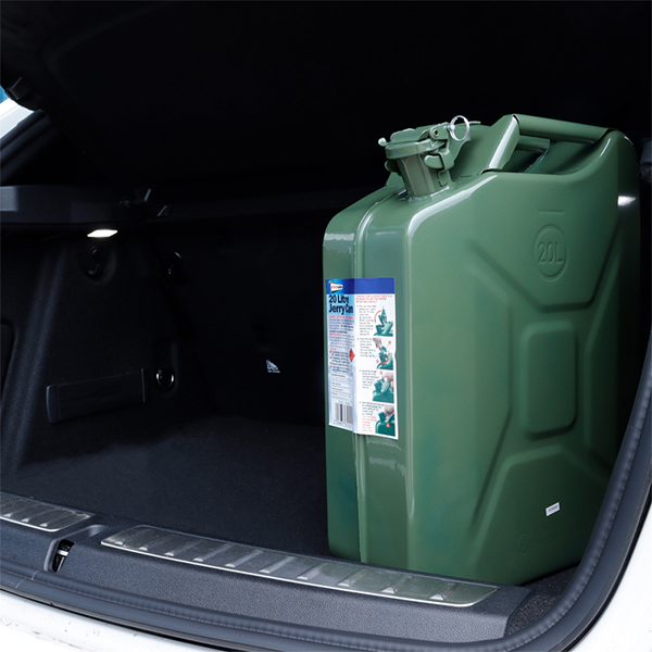 Streetwize 20 Litre Metal Green Jerry Can - UN Approved