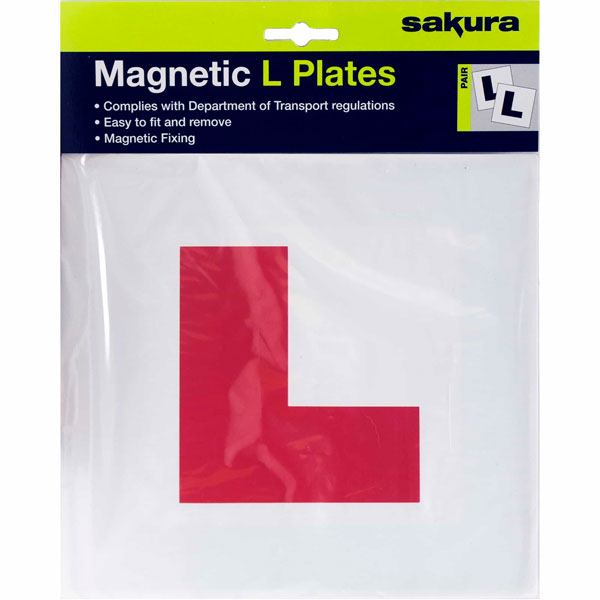 Sakura Magnetic L Plates (Pair)