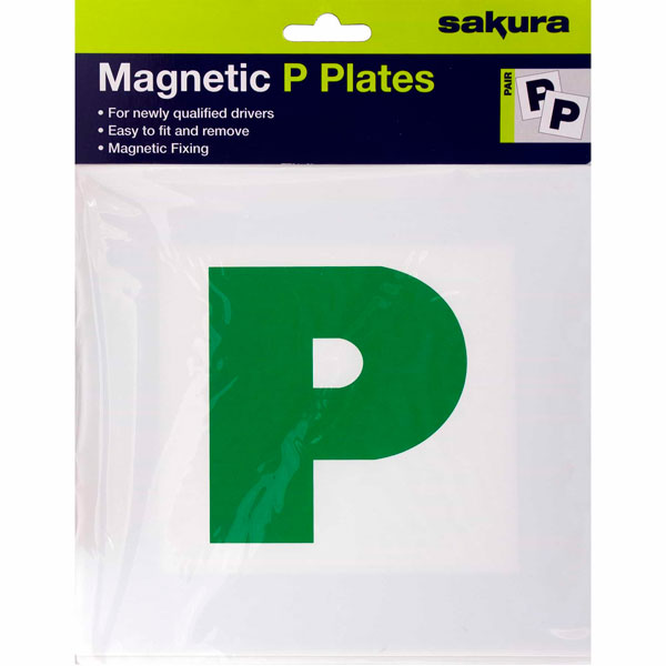 Sakura Magnetic P Plates (Pair)