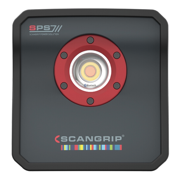 Scangrip lumen work light with exchangeable battery pack, dimmable