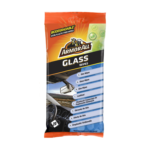 Armorall 20 Glass Wipes - Flow Pack