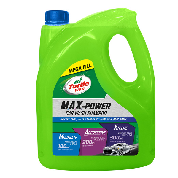 Turtlewax M.A.X. - POWER Car Wash Shampoo 4Ltr