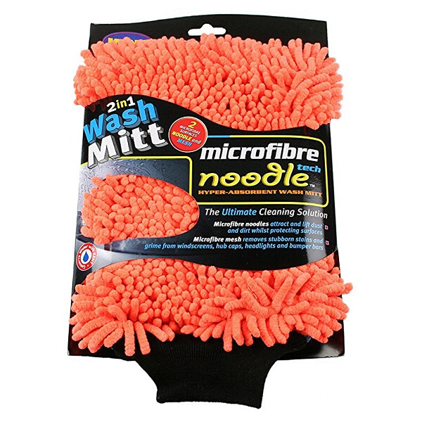 Kent Car Care 2 in 1 Microfibre Noodle Wash Mitt Euro Car Parts