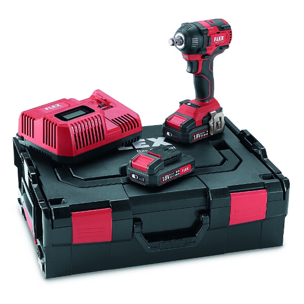 Flex Cordless impact drill driver 18,0 V IW 1/2" 18.0-EC/2,5 Set