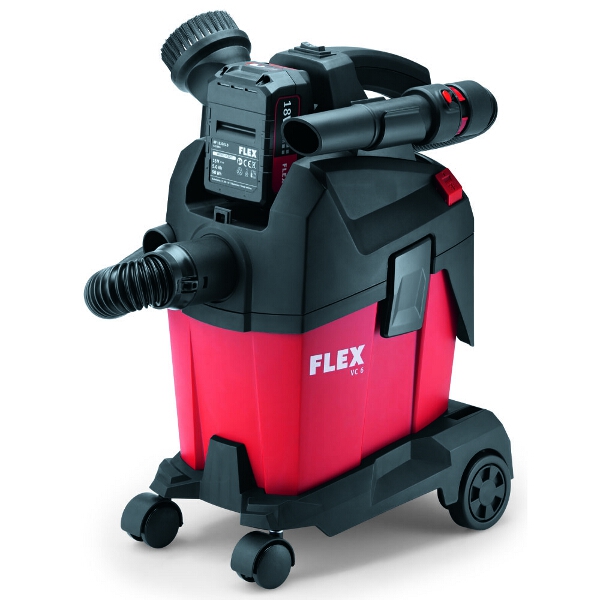 Flex Compact battery  vacuum cleaner with manual filter cleaning, 6 l, class L  VC 6