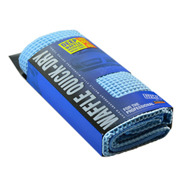 Martin Cox Waffle Quick-Dry Blue Microfibre Drying Towel