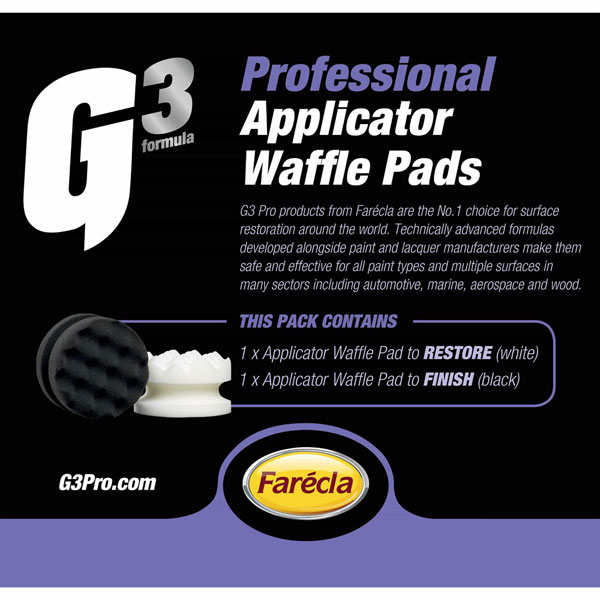 Farecla G3 Pro Applicator Waffle Pads 2-pack