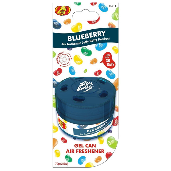 Jelly Belly Gel Can Air Freshener Blueberry Euro Car Parts