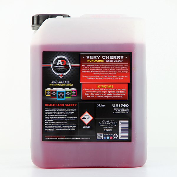 Autobrite Very Cherry NON Acid Wheel Cleaner 5ltrs