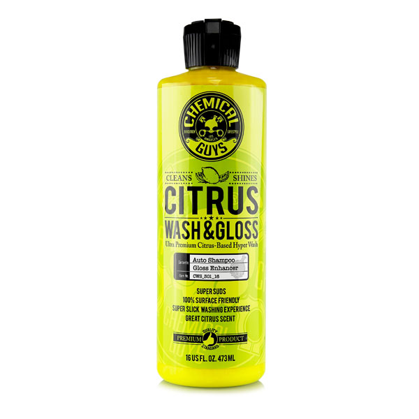Chemical Guys Citrus Wash & Gloss Concentrated Car Wash 16 Oz