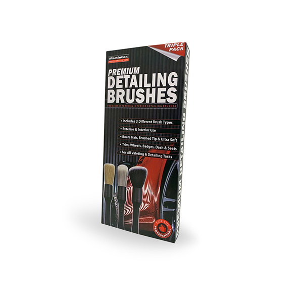Martin Cox Premium Detailing Brushes Set of 3