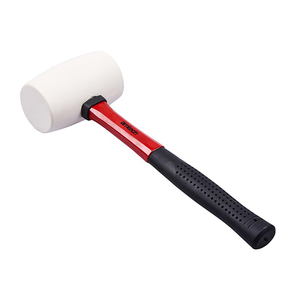 amtech 16oz (450g) White rubber mallet with fibreglass shaft