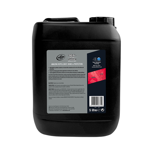 Turtlewax Seal 'N' Shine Spray Wax Paint Sealant 5L