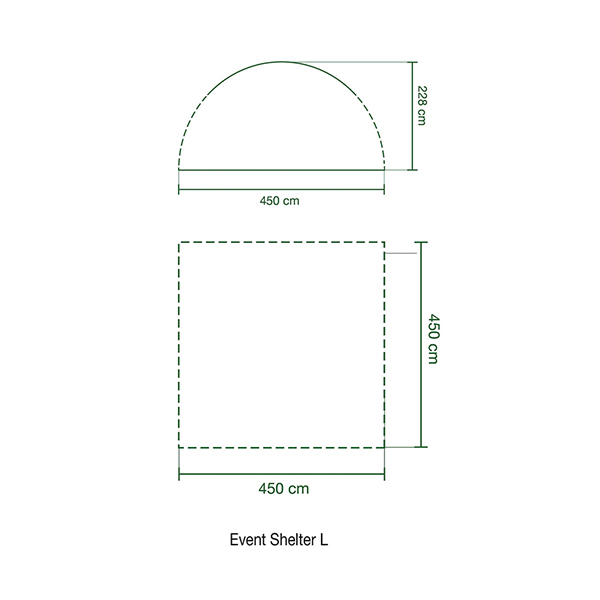 Coleman Event Shelter XL - 4.5 x 4.5m