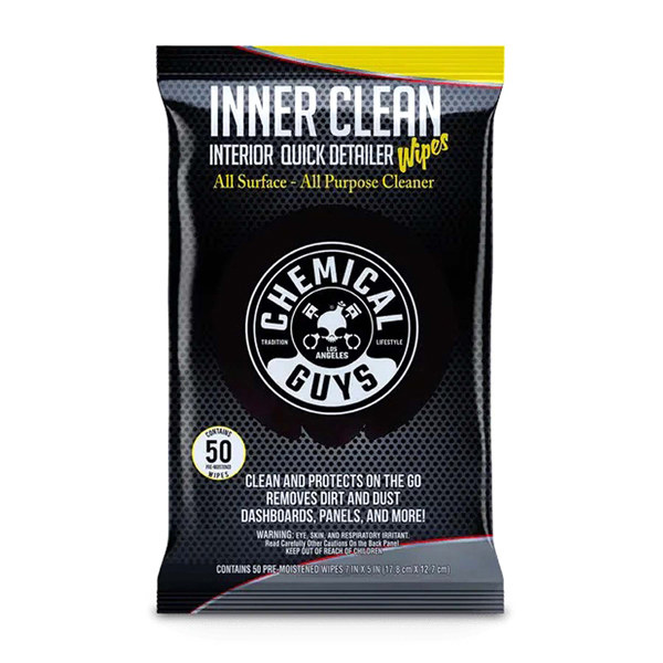 Chemical Guys Innerclean Interior Quick Detailer & Protectant Car Wipes