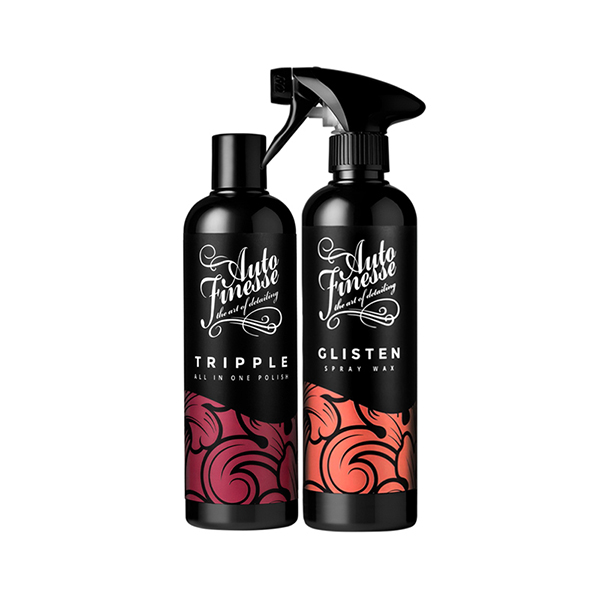 Auto Finesse Tripple Polish 500ML + Glisten Spray Wax FREE