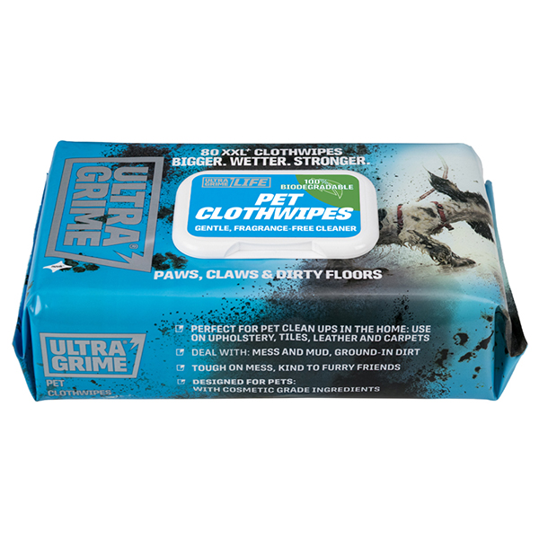 Life Pet XXL Clothwipes 80 Pack