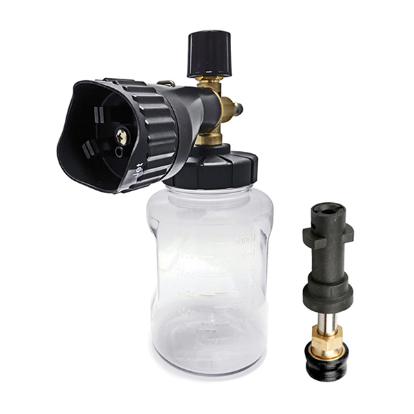 Martin Cox 3 Way Pattern Snow Foam Lance Blaster Clear Wide Bottle 1L For Karcher
