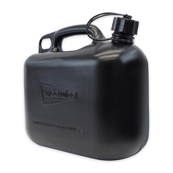 Streetwize 5L Plastic Black Fuel Can (Diesel)