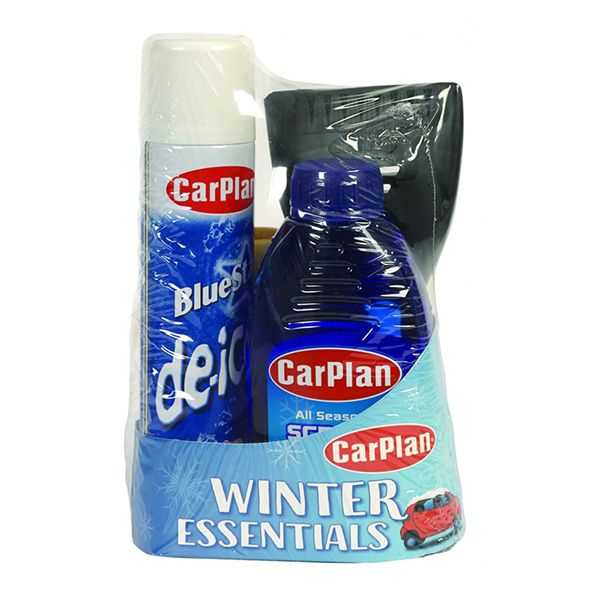 Carplan Winter Kit Essentials Gift Pack (Inc. De-Icer, Screenwash & Scraper)