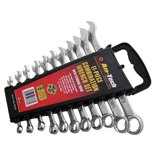 amtech 11pc Combination Spanner Set With Rack