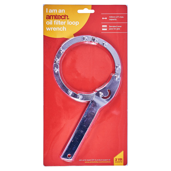 amtech Oil Filter Loop Wrench