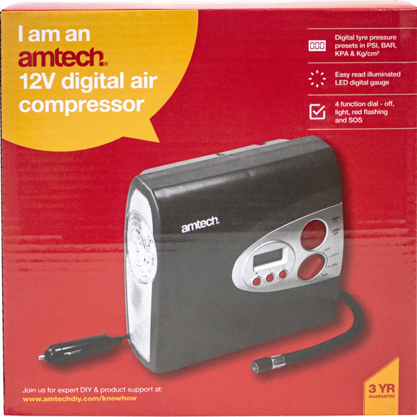 amtech 12V Digital Air Compressor