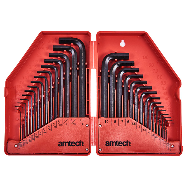 amtech 30pc Hex Key Set
