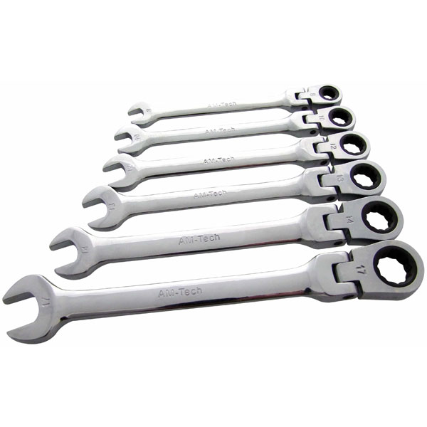amtech Flexible Gear Wrench Set (6 Pieces)