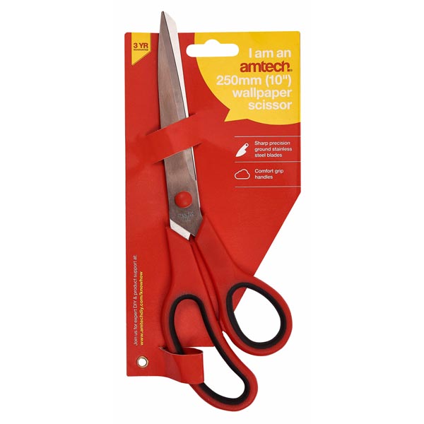amtech 10" (250mm) Pro Wallpaper Scissors