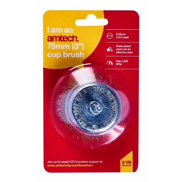 amtech 3" Cup Brush