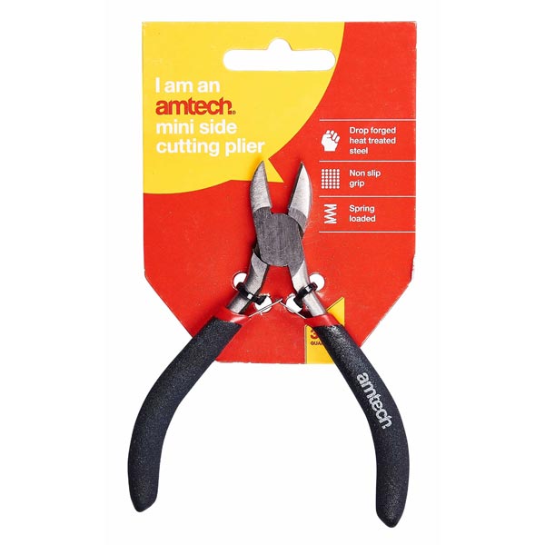 amtech Mini Side Cutting Plier With Spring