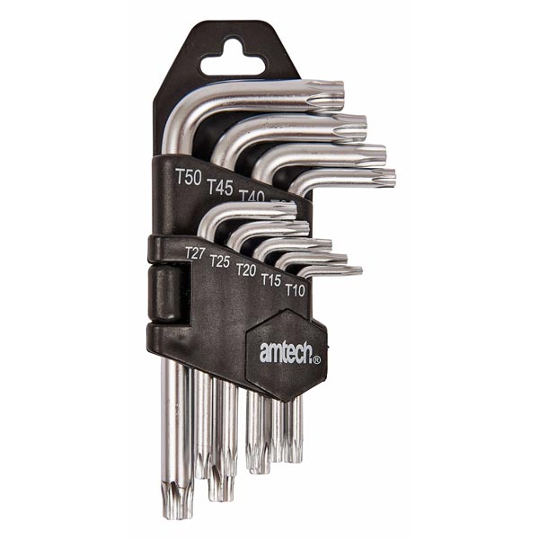 amtech 9pc L Type Torx Key