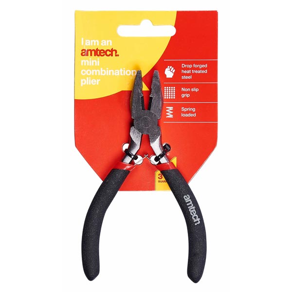 amtech Mini Combination Plier With Spring