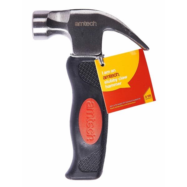 amtech Magnetic Stubby Claw Hammer
