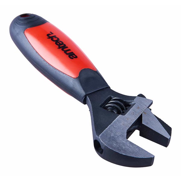 amtech 2-In-1 Stubby Pipe/Adjustable Wrench