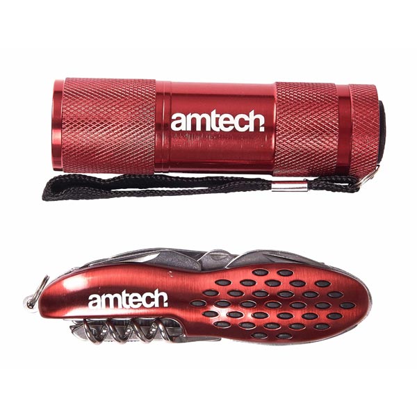 AmTech Pocket Tool And Torch Set Euro Car Parts