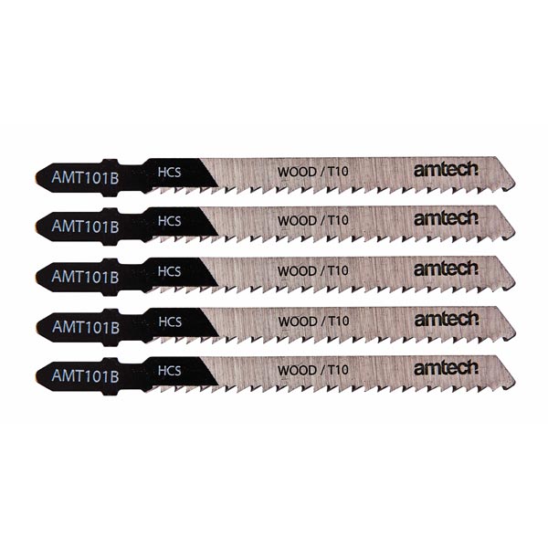 amtech 5pc Wood Jigsaw Blade Set (Amt101B)