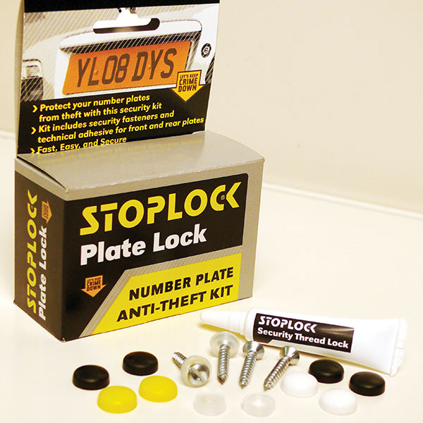 Stoplock Anti Theft Number Plate Locks (Pair)