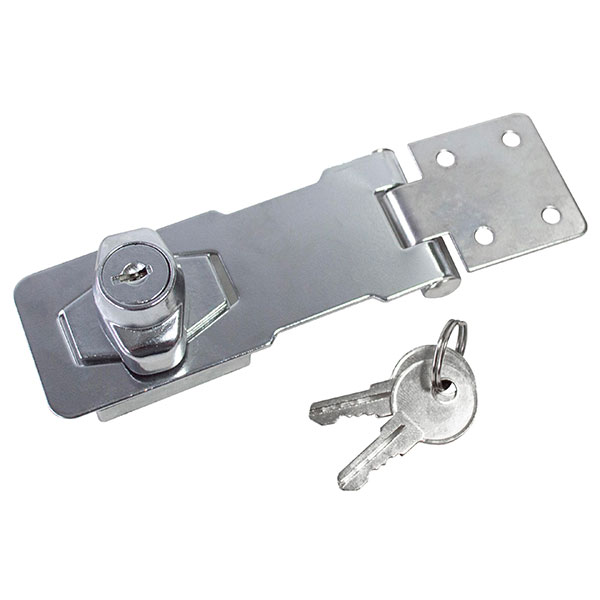 amtech Door Hasp Lock - Self Locking with Key