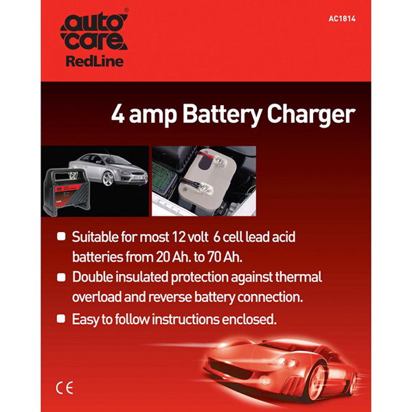 Autocare 4 Amp/12v Battery Charger