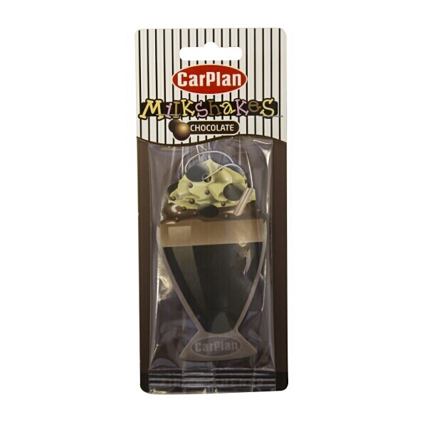 Carplan Clan Milkshake Carded Air Freshener - Chocolate